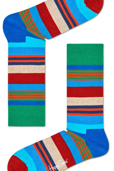 Happy Socks Sosete lungi unisex cu model in dungi Barbati