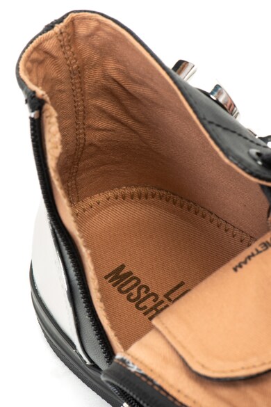 Love Moschino Műbőr plimsolls cipő fémrátétekkel női