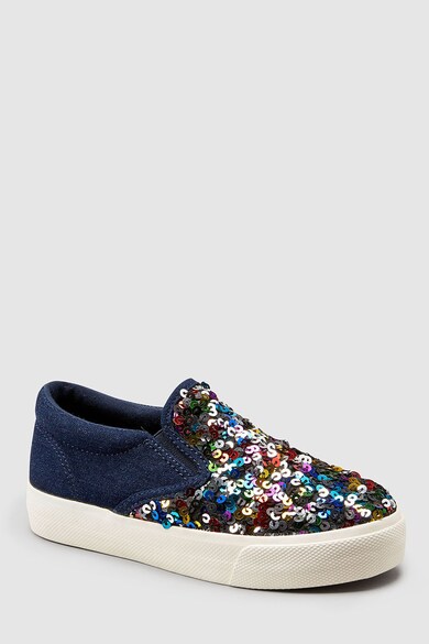 NEXT Tenisi slip-on cu paiete Fete