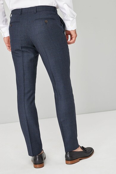 NEXT Pantaloni eleganti slim fit din lana Signature British Barbati