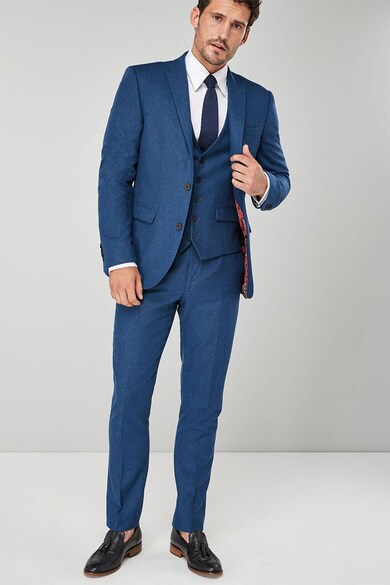 NEXT Gyapjútartalmú slim fit zakó férfi