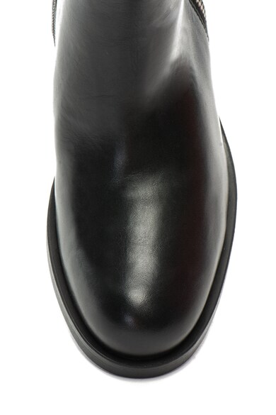 Zee Lane Rövid szárú bőrcsizma dekoratív cipzárral női