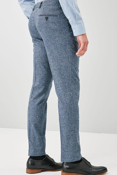 NEXT Pantaloni eleganti slim fit din amestec de lana Donegal Barbati