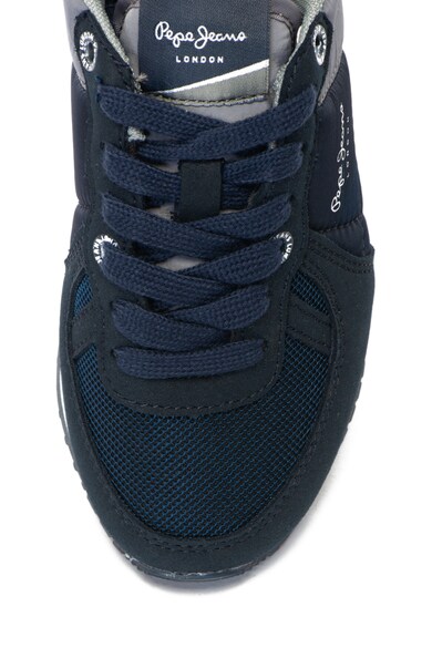 Pepe Jeans London Pantofi sport cu insertii de piele intoarsa ecologica Sydney Fete