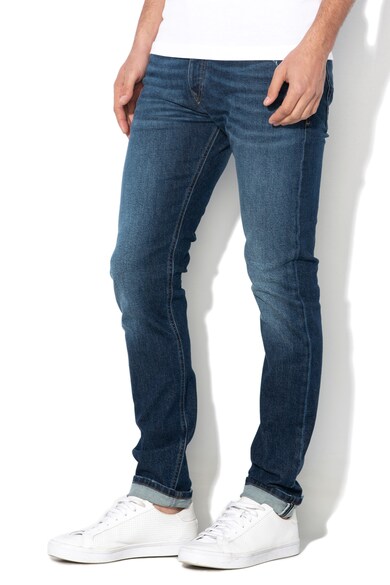 Diesel Black Gold Blugi skinny cu aspect decolorat Type 2512 Barbati