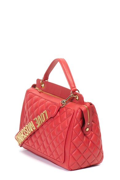 Love Moschino Geanta de mana, de piele ecologica cu compartiment dublu Femei