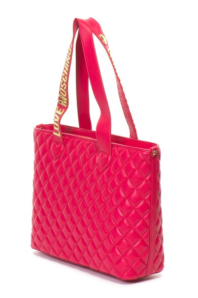 Love Moschino Geanta shopper de piele ecologica, cu aspect matlasat Femei