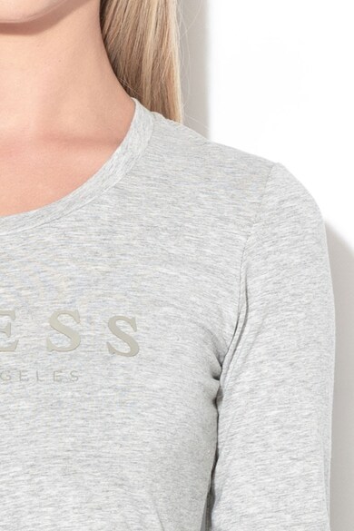 GUESS JEANS Bluza cu logo cauciucat Femei