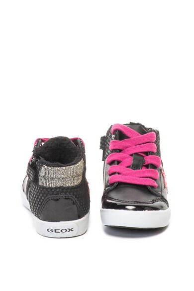 Geox Pantofi sport mid-high cu detalii stralucitoare Gisli Fete