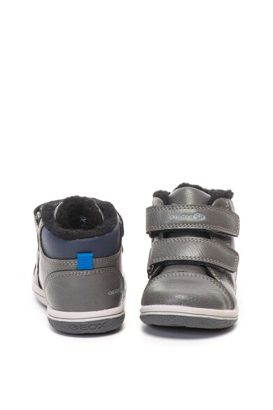 Geox Ghete de piele ecologica cu benzi velcro Flick Fete