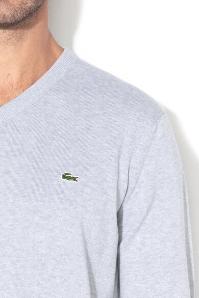 Lacoste Pulover tricotat fin cu decolteu in V Barbati