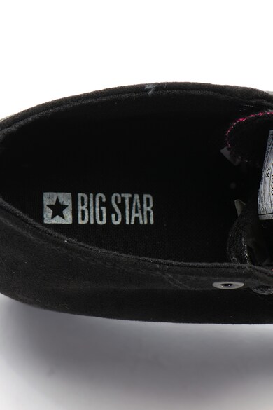 Big Star Tenisi de piele intoarsa ecologica cu talpa wedge ascunsa Femei