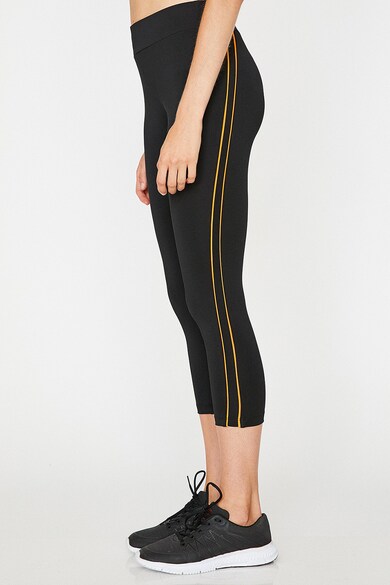 KOTON Slim fit leggings oldalcsíkokkal női