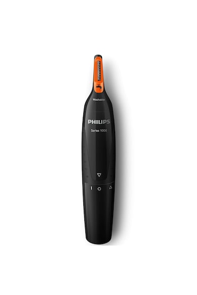 Philips Set aparat de tuns  Seria3000 + trimmer nas si urechi /85, pieptene ajustabil, 0.5-23mm, 13 trepte, Lame lavabile, Negru/Argintiu Barbati