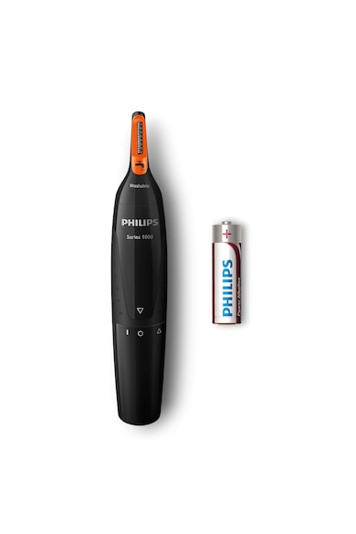 Philips Set aparat de tuns  Seria3000 + trimmer nas si urechi /85, pieptene ajustabil, 0.5-23mm, 13 trepte, Lame lavabile, Negru/Argintiu Barbati