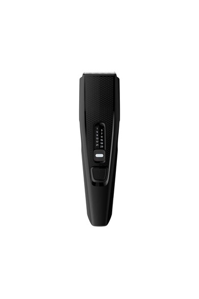 Philips Set aparat de tuns  Seria3000 + trimmer nas si urechi /85, pieptene ajustabil, 0.5-23mm, 13 trepte, Lame lavabile, Negru/Argintiu Barbati