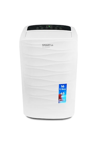 Turbionaire Dezumidificator de aer  Smart 16 Eco - 16 l/24h, Panou de control digital, 130mc/h, Higrostat incorporat, Timer, Auto Restart, Filtru lavabil, Silentios Femei