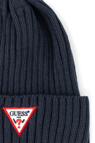 GUESS Caciula elastic tricotata, cu logo Barbati