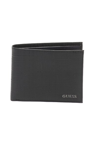 GUESS Portofel de piele saffiano ecologica Barbati