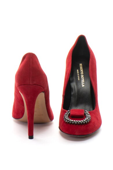 Roberto Botella Велурени обувки с ток стилето и декорации Жени