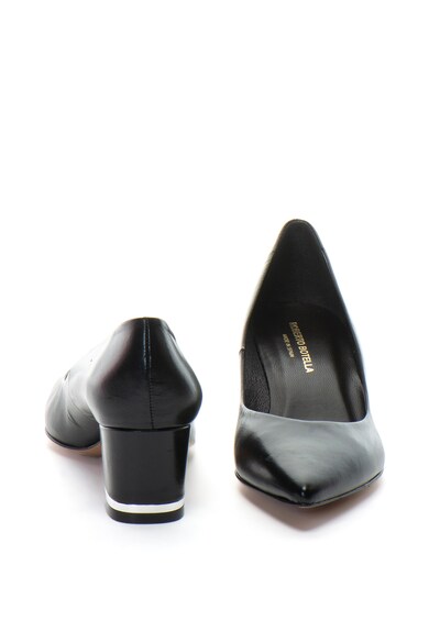 Roberto Botella Кожени обувки с отстър връх и масивен ток Жени