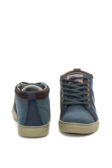 U.S. Polo Assn. Pantofi sport mid-high de piele ecologica si material textil Vait Baieti