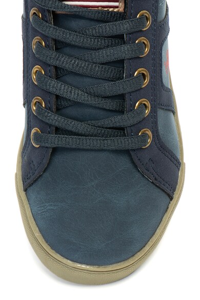 U.S. Polo Assn. Pantofi sport mid-high de piele ecologica si material textil Vait Baieti