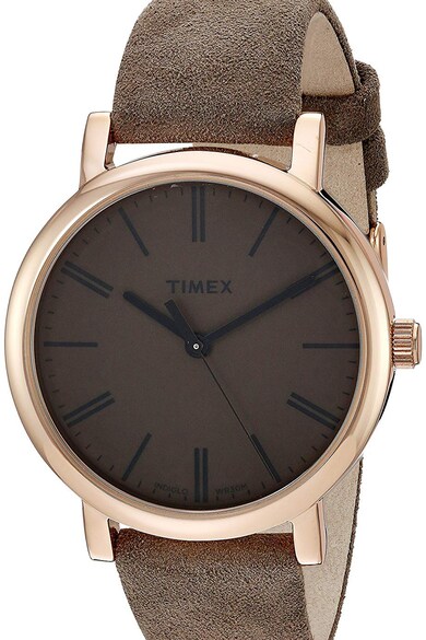 Timex Ceas cu o curea de piele Barbati