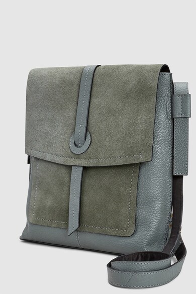 NEXT Geanta crossbody de piele si piele intoarsa Femei