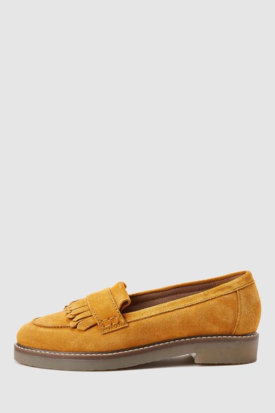 NEXT Pantofi loafer de piele intoarsa cu franjuri Femei