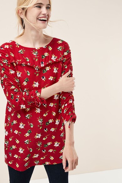 NEXT Bluza cu imprimeu floral si detalii cu volane Femei