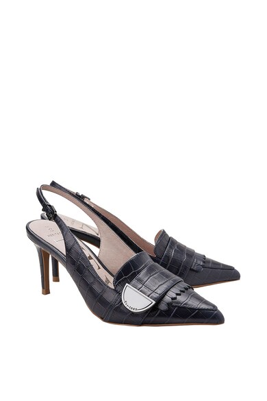 NEXT Pantofi slingback de piele cu model reptila Femei