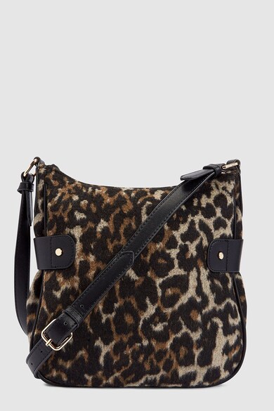 NEXT Geanta messenger cu animal print Femei