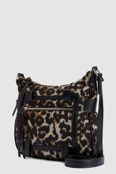 NEXT Geanta messenger cu animal print Femei