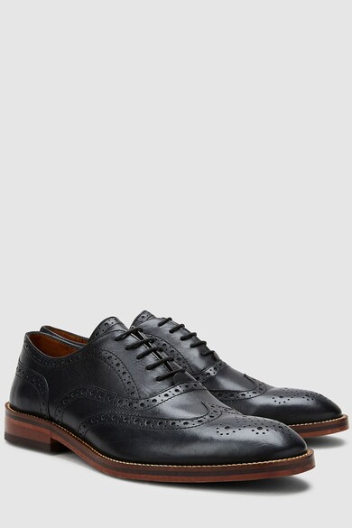 NEXT Pantofi Oxford brogue de piele Barbati