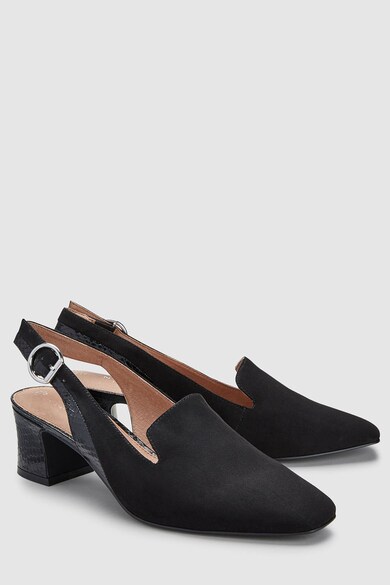 NEXT Saboti slingback de piele intoarsa Femei