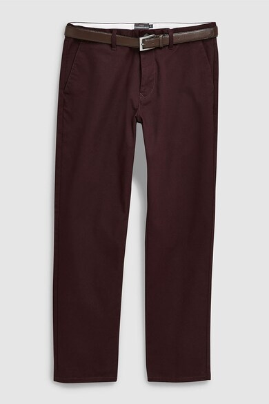 NEXT Pantaloni straight fit cu o curea Barbati