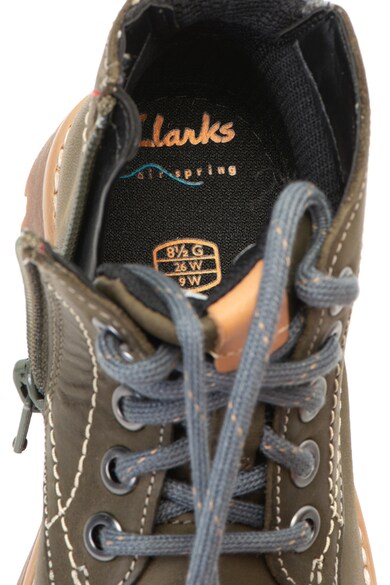 Clarks Ghete de piele cu calapod lat Comet Rock Fete