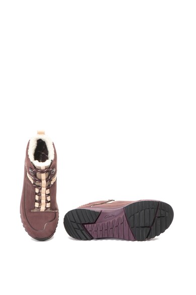 Clarks Ghete de piele nabuc si material textil cu Gore-Tex© Tri Fern Femei