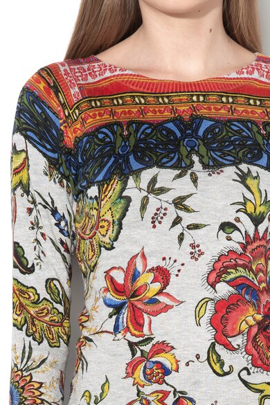 DESIGUAL Фино плетена блуза Chintz с щампа Жени