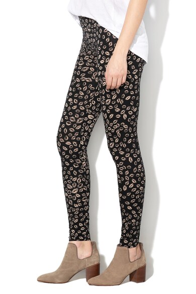 DESIGUAL Kiss Kiss grafikai mintás leggings női