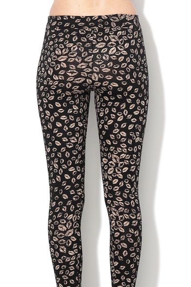 DESIGUAL Kiss Kiss grafikai mintás leggings női