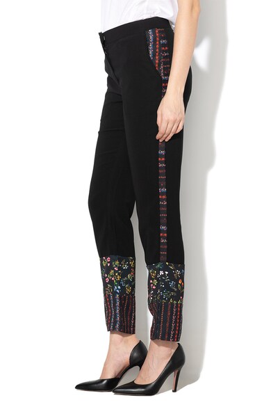 DESIGUAL Pantaloni cu croiala dreapta si model floral Caper Femei