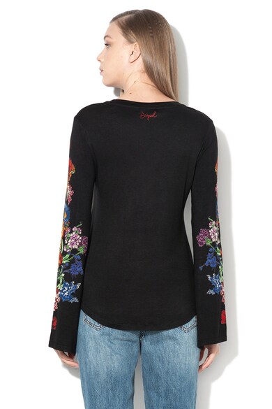 DESIGUAL Bluza din tricot fin cu imprimeu floral Claudina Femei