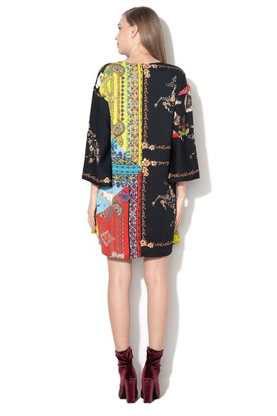 DESIGUAL Десенирана рокля Yaiza с асиметричен подгъв Жени