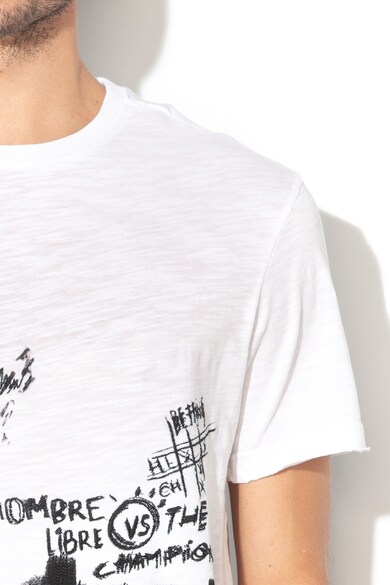 DESIGUAL Тениска Galton с фигурална щампа Мъже