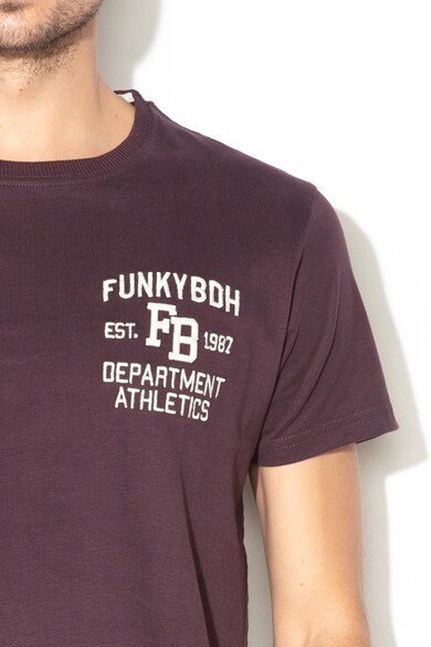 Funky Buddha Tricou cu text brodat Barbati