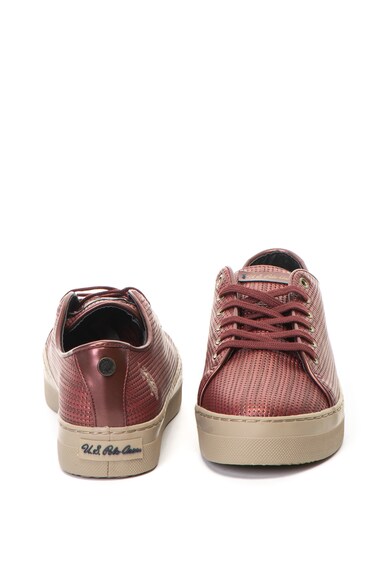 U.S. Polo Assn. Violet műbőr flatform sneakers cipő női