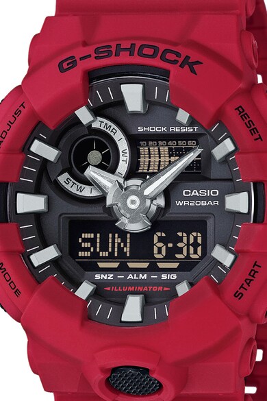 Casio Ceas analog digital, rezistent la socuri cu functii multiple Barbati