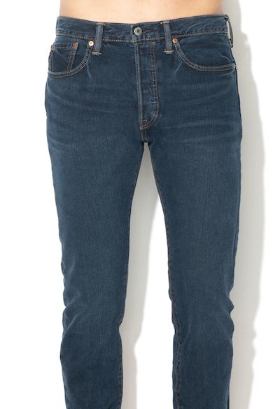 Levi's Blugi skinny cu detalii cu aspect deteriorat 501® Barbati